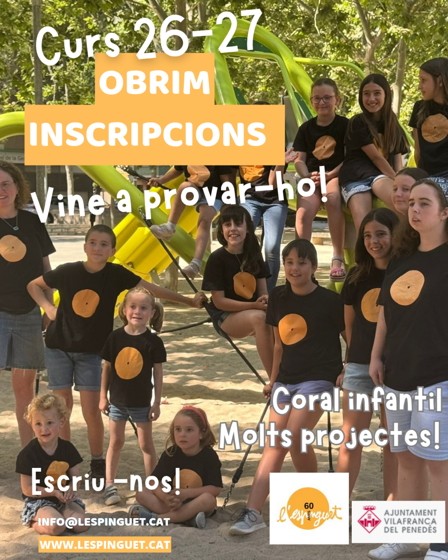 Obrim inscripcions curs 26-27